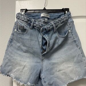 Judy Blue Women's Faded Blue Jean Shorts